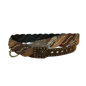 Original Antthony Fashion Belt Western Cowgirl Studded Womens Size‎ 2X 3X Rodeo